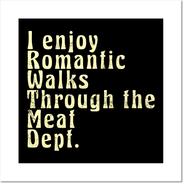 Funny Saying Meat Bacon Beef Grilling BBQ Lover Wall Art by Funnyawesomedesigns